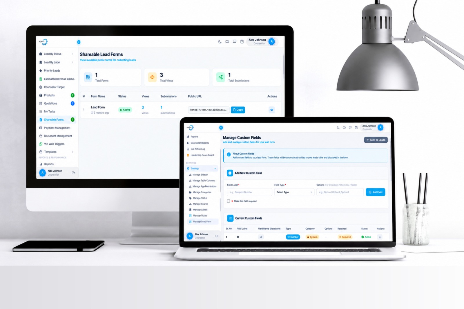 Sales Mitra CRM dashboard overview